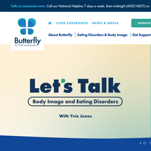 Butterfly Foundation website.