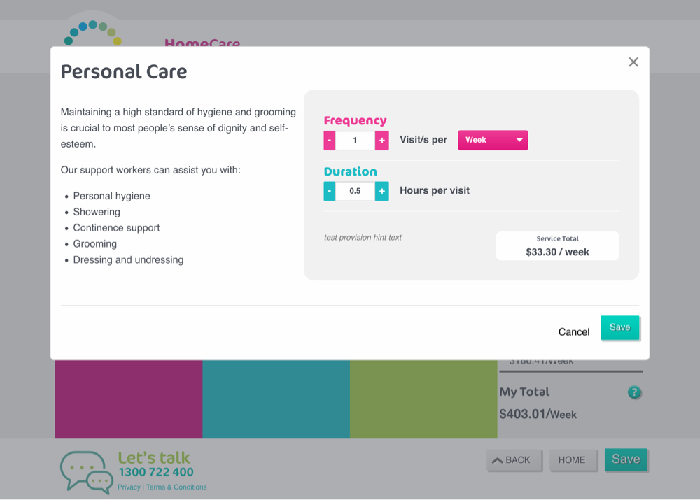 Edit Homecare Planner